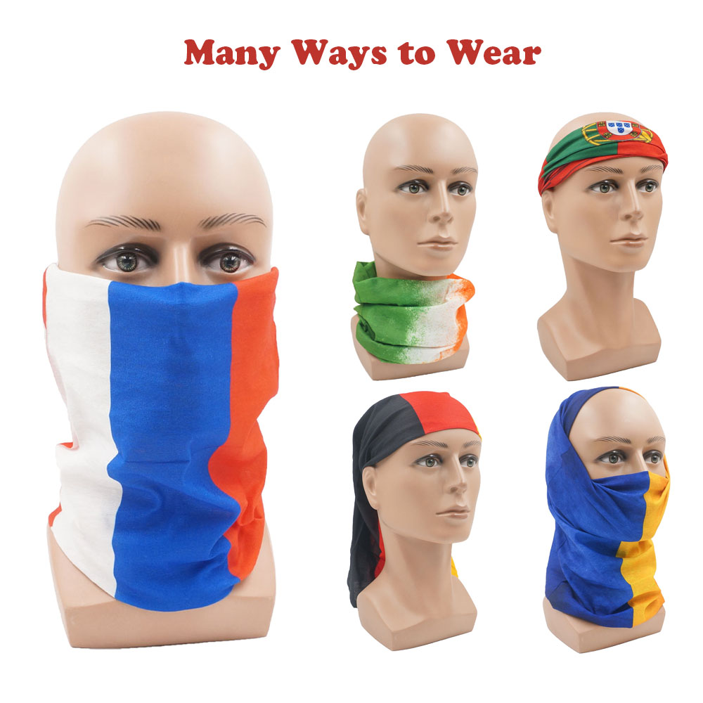 Running Gear - European Countries Face & Neck Gaiter