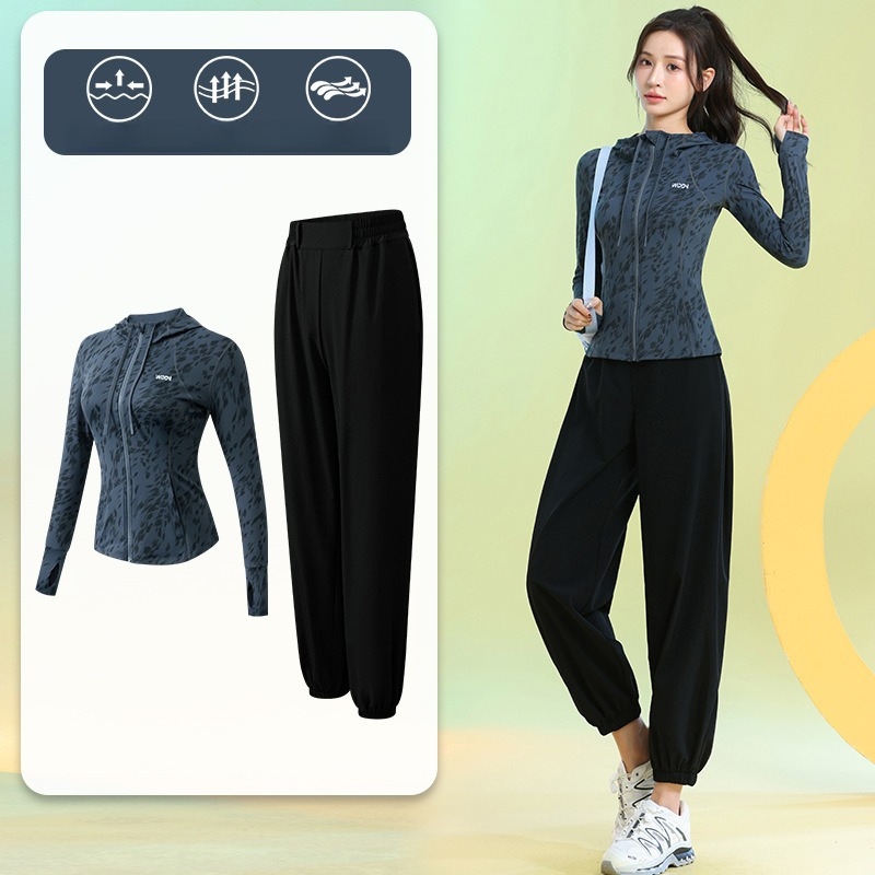 Running Gear - Women's Running Suits Long Sleeve Floral