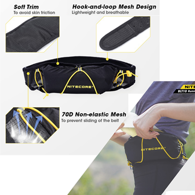 NITECORE BLT10 Running Waist B - Running Belt Waist recension och pris