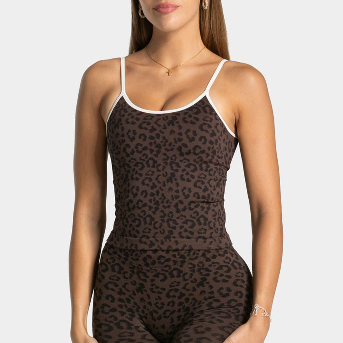 Sexy Leopard Print Yoga Tank T - Running Gear recension och pris