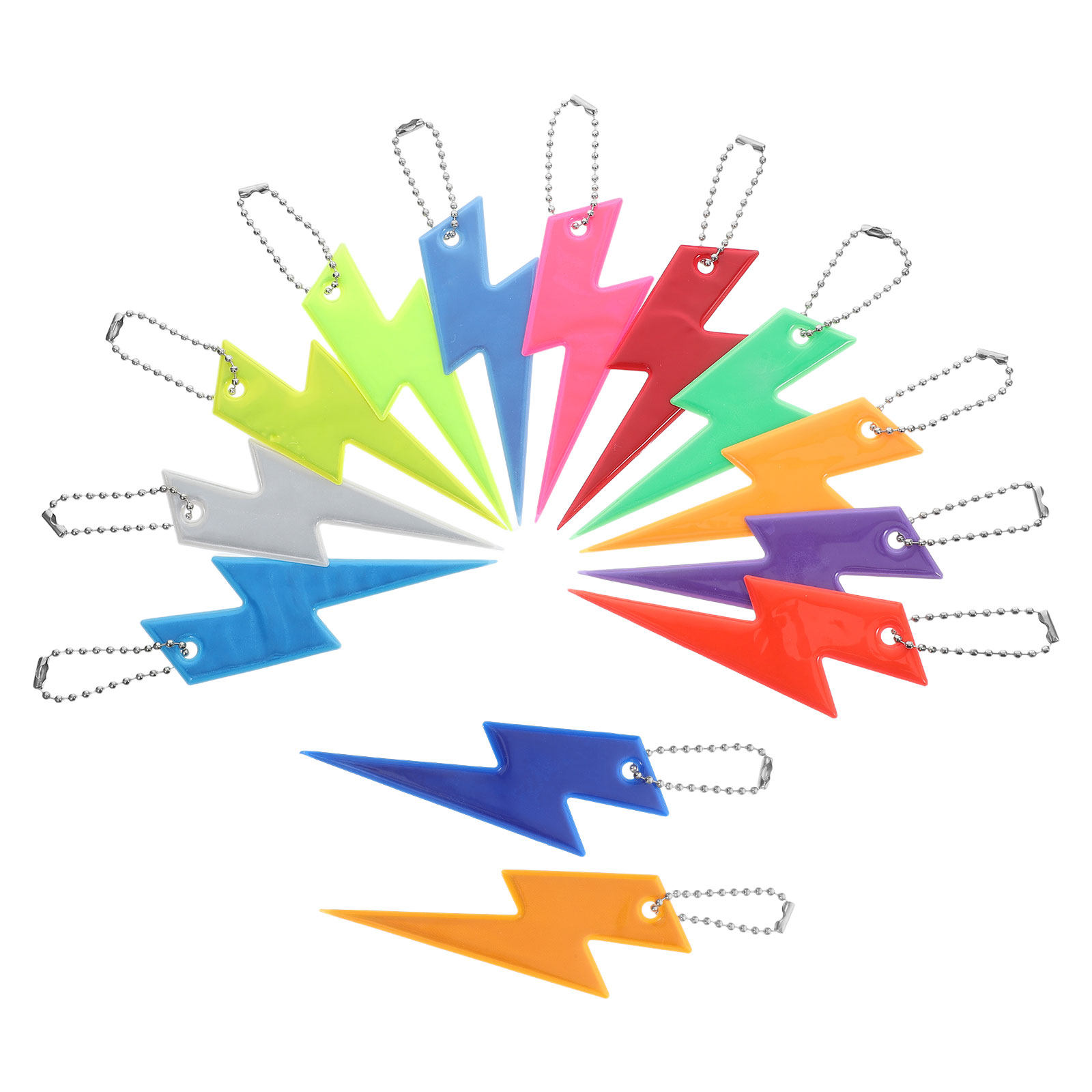 13Pcs Reflective Keychain Back - Running Gear Night recension och pris