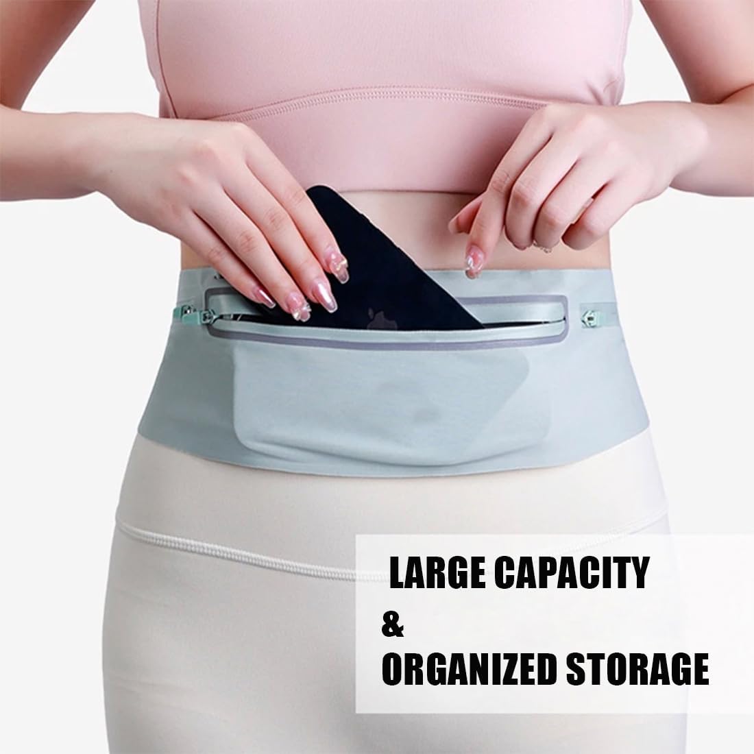 3 Pockets Reflective Running B - Running Gear Belt recension och pris