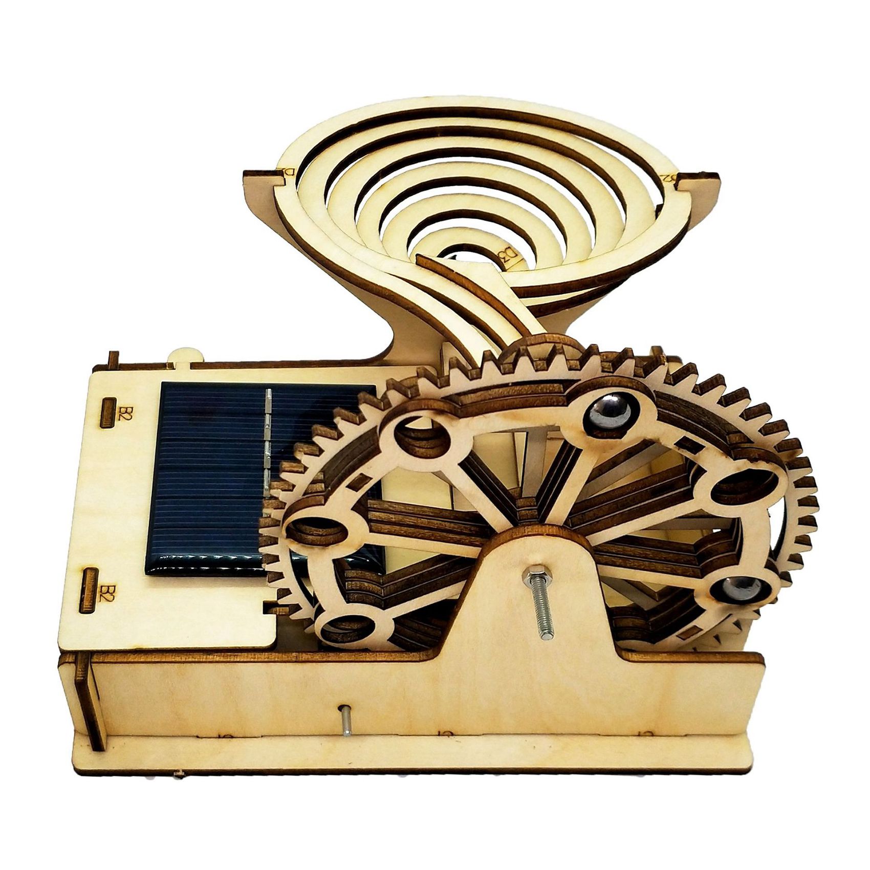 Practical 3D Wooden Marble Run - Running Gear Track recension och pris