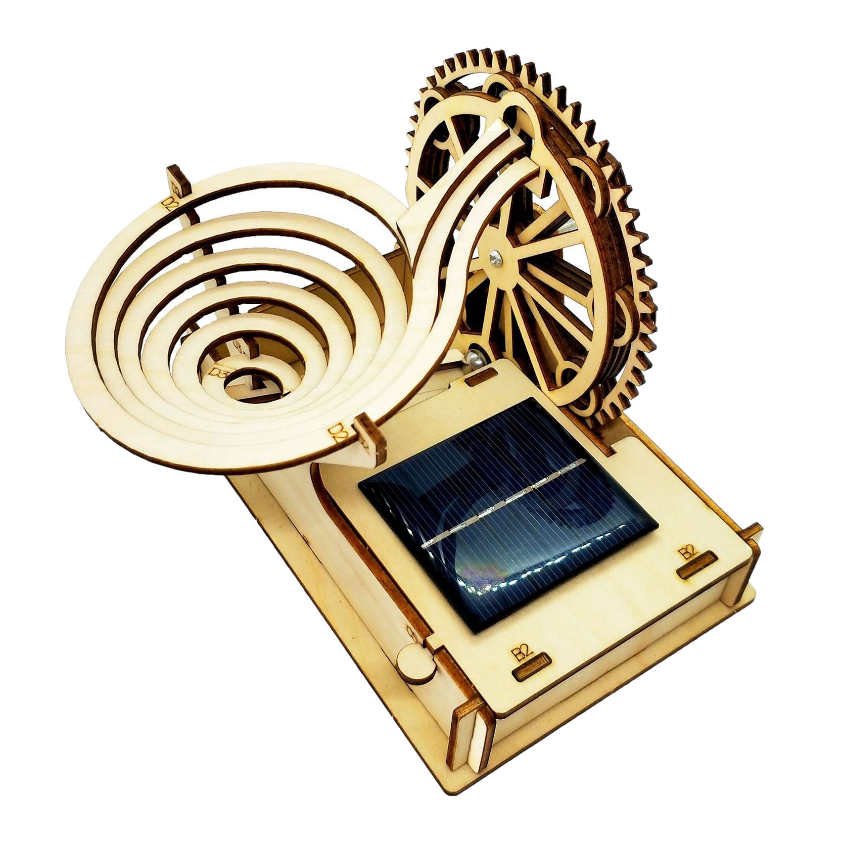 Practical 3D Wooden Marble Run - Running Gear Track recension och pris