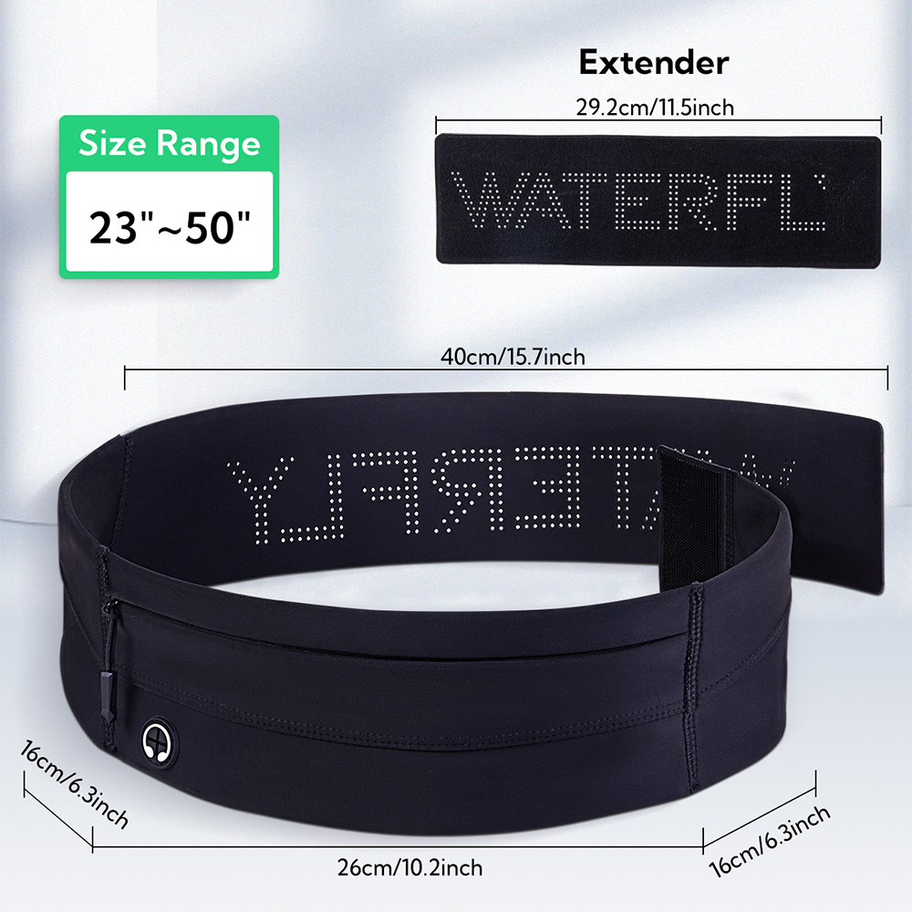 WATERFLY Running Belt Fanny Pa - Running Belt Waist recension och pris