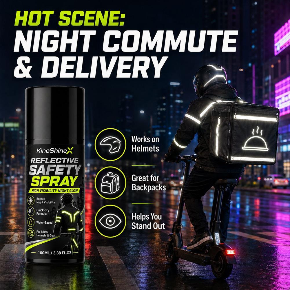 Night Reflective Safety Spray  - Running Gear Night recension och pris